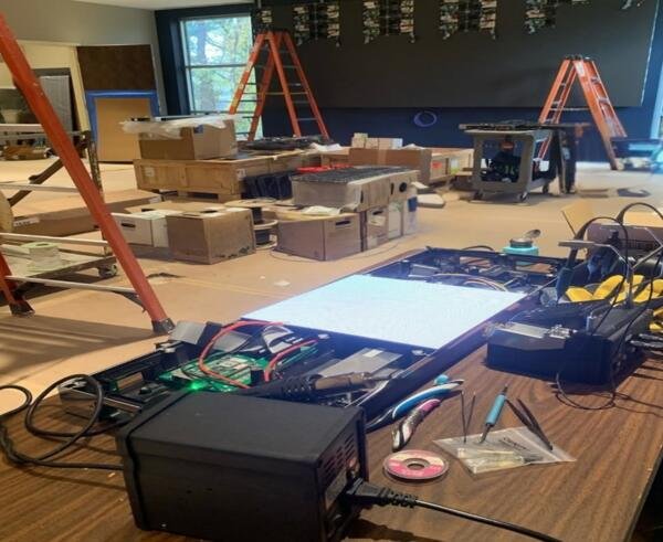 LED Vor-Ort-Service Reparatur